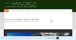 Desktop Screenshot of isoladiminorca.com